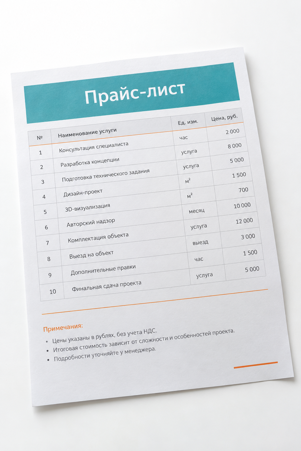 Прайс-листы
