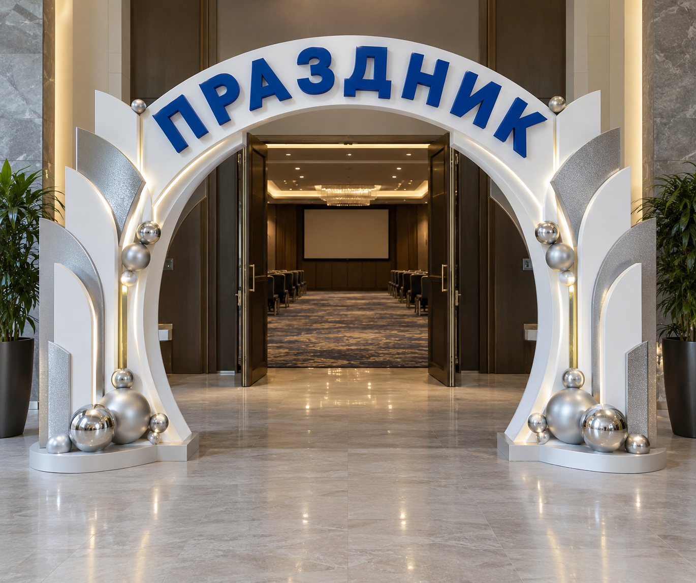 Фотозона из ПВХ и фанеры