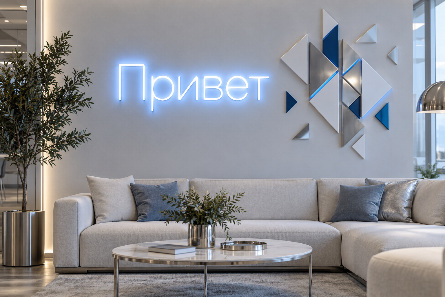 Декоративные панно, интерьерный неон