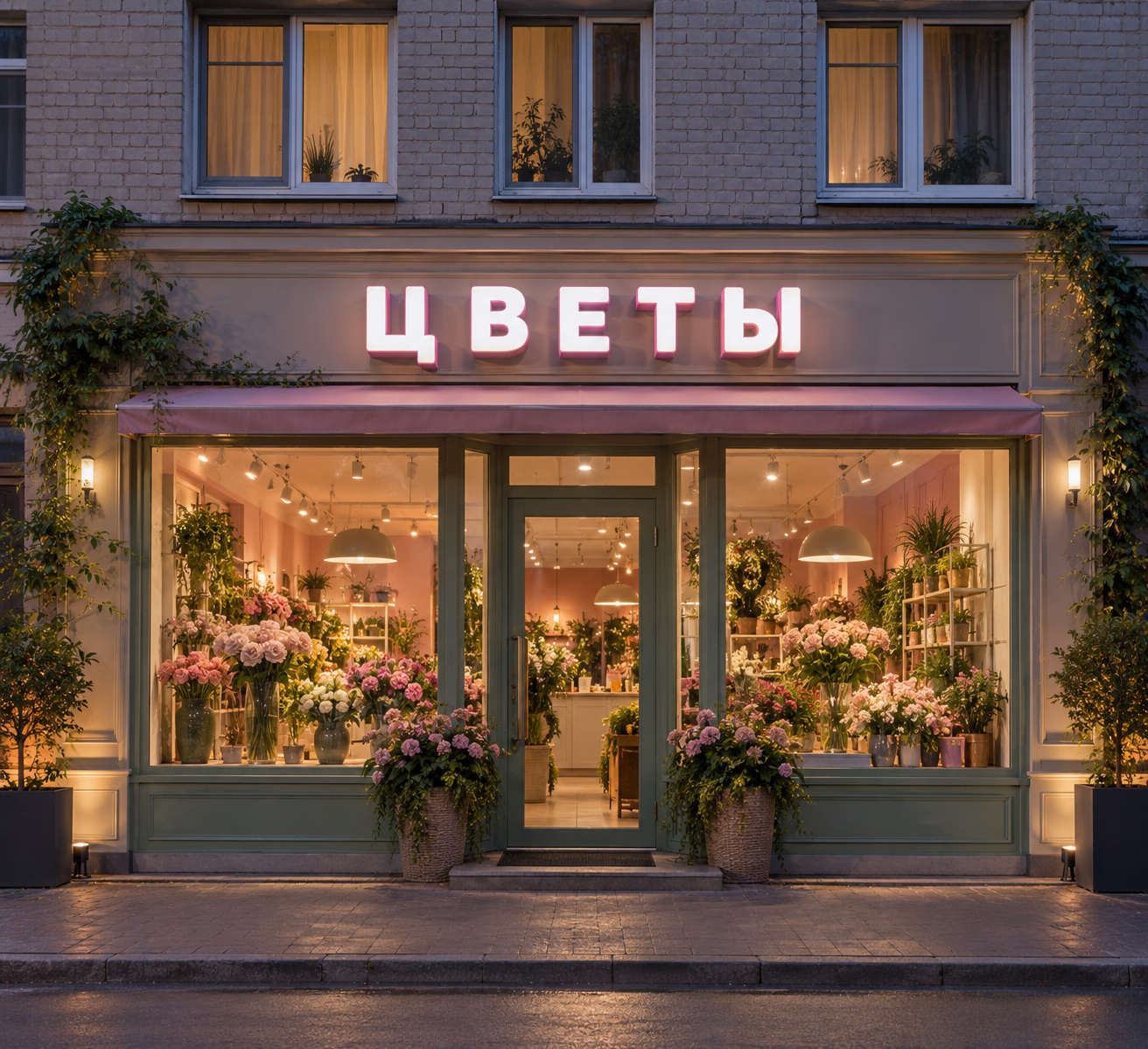 Объёмные буквы с подсветкой